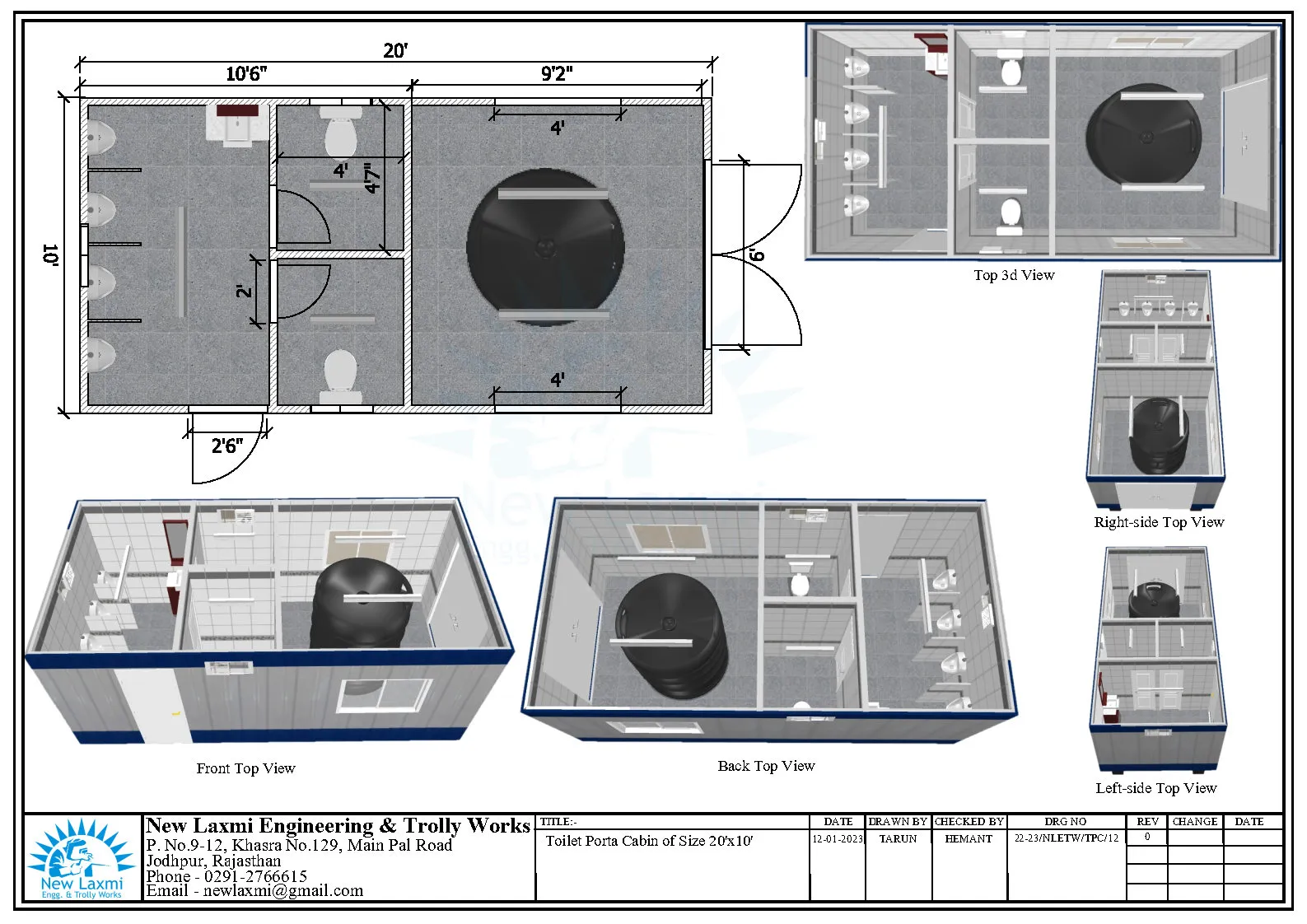 Office Cabin Layout